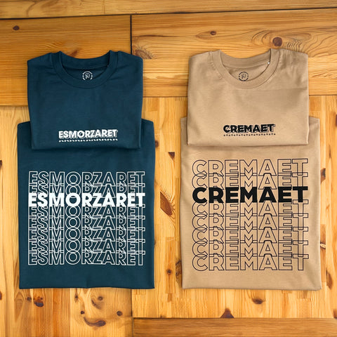 Pack "Esmorzaret" + "Cremaet" | Camisetas 100% algodón orgánico