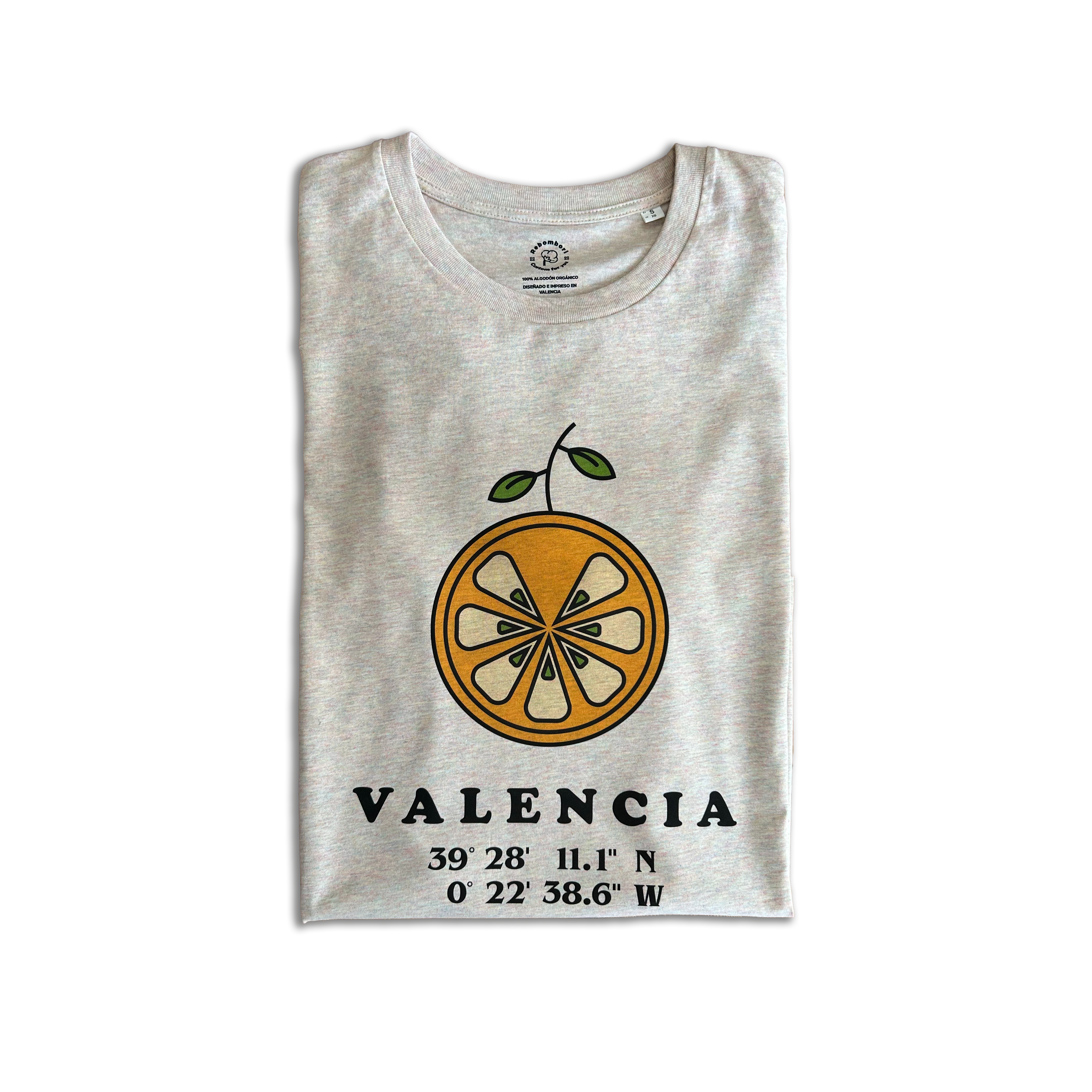 Camiseta "Valencia" | 100% algodón orgánico - Rebombori.es