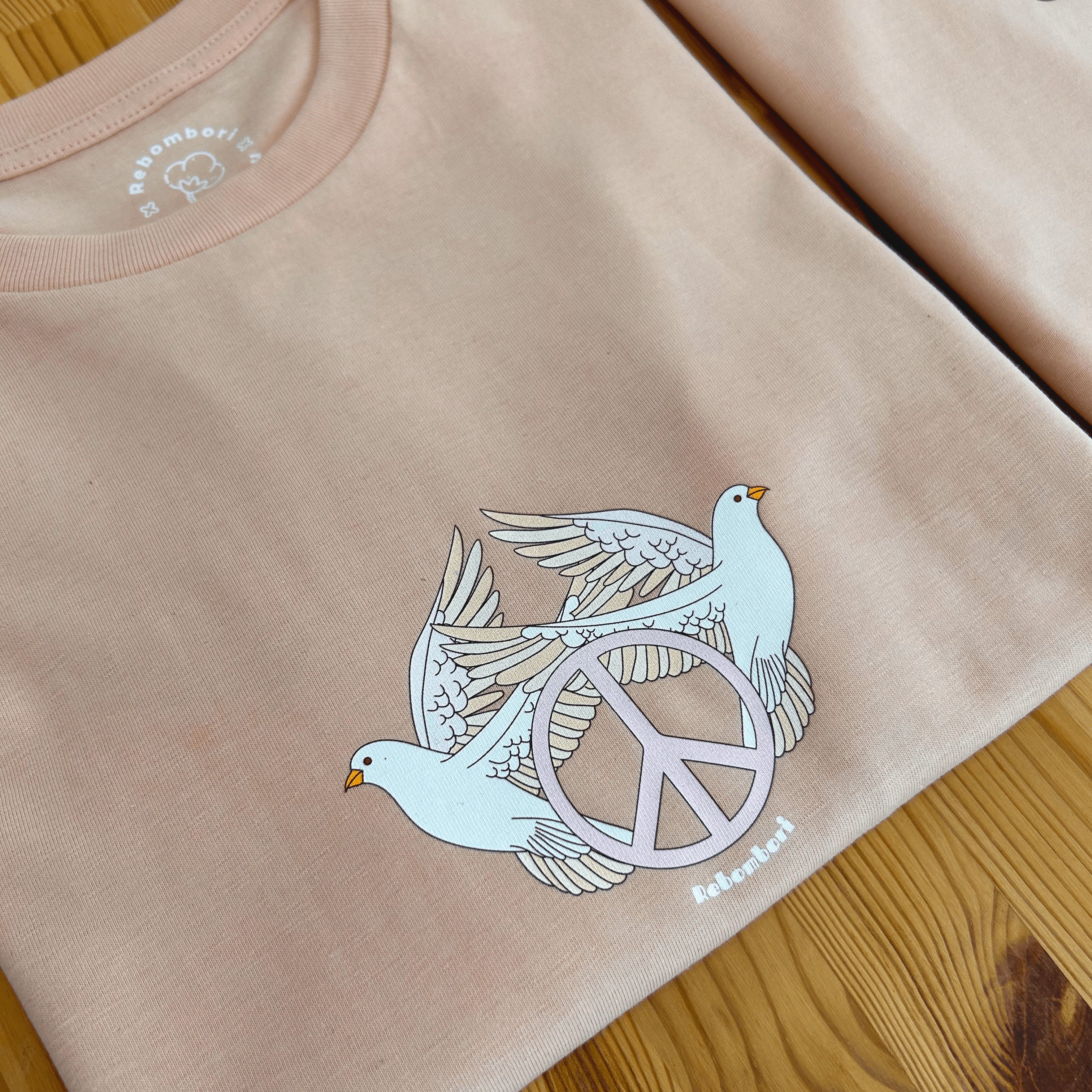 Camiseta "Make Love" | 100% algodón orgánico - Rebombori.es