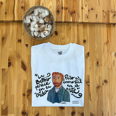 Camiseta "Gogh" | 100% algodón orgánico | by Andrés Pez x Rebombori