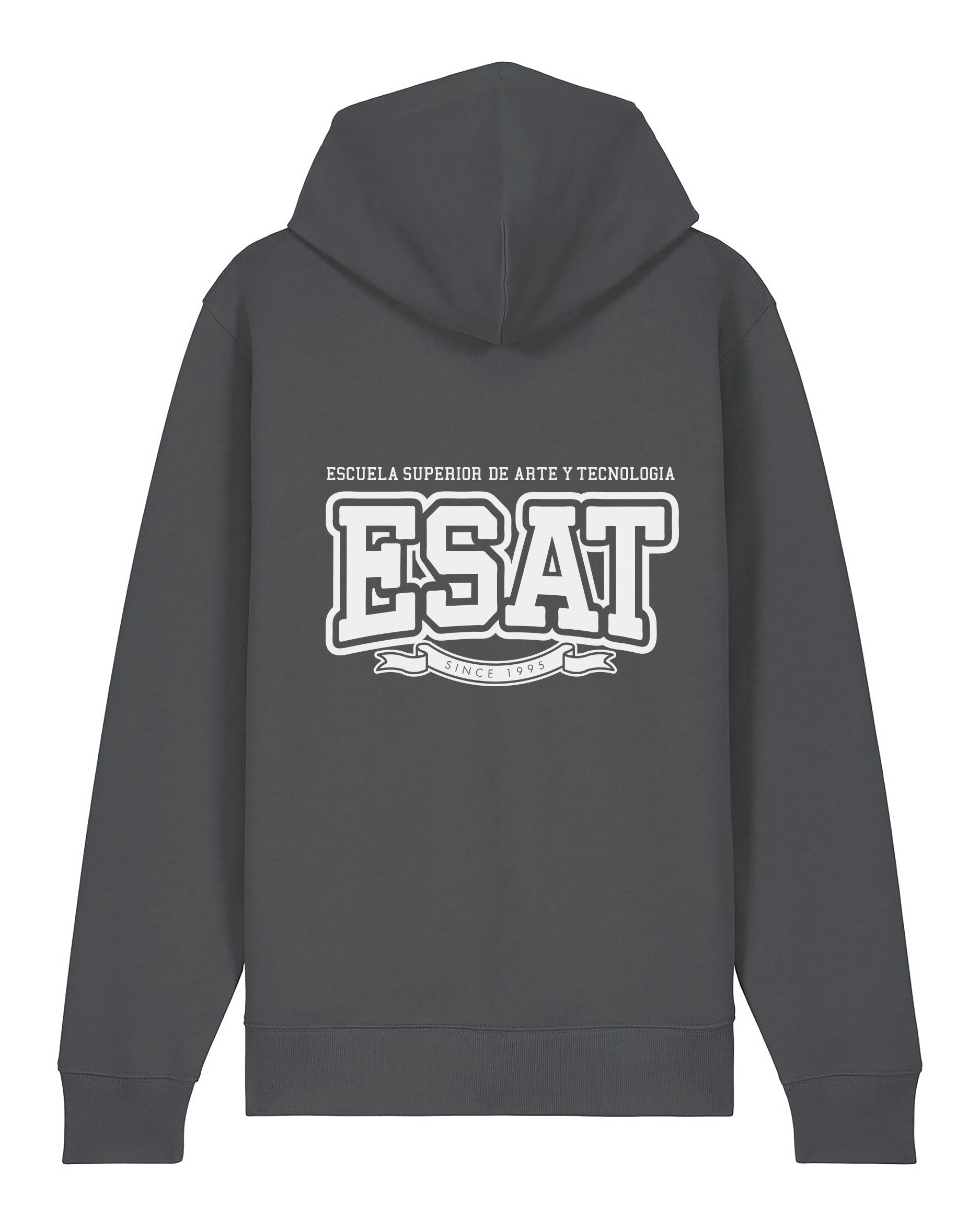 Sudadera cremallera ESAT I | 100% algodón orgánico