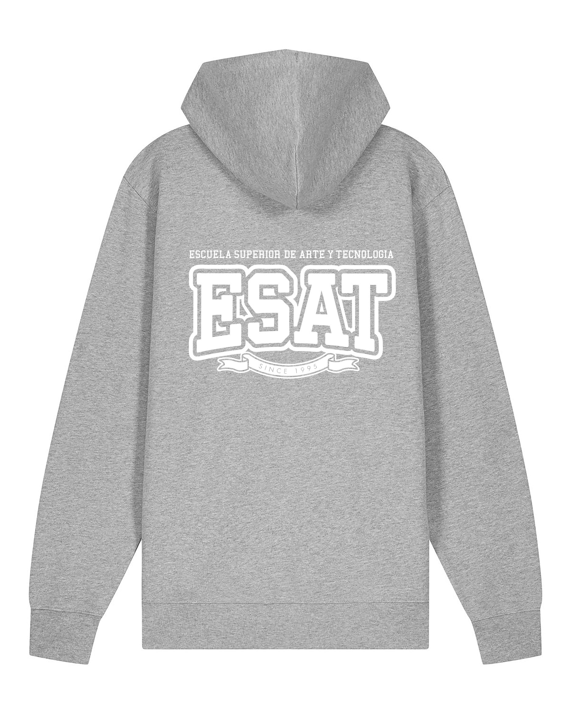 Sudadera cremallera ESAT I | 100% algodón orgánico