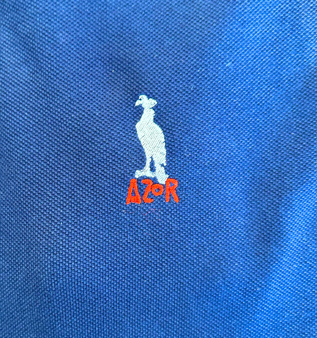 Polo "AZoR" XX Aniversario | Logo bordado 100% algodón orgánico