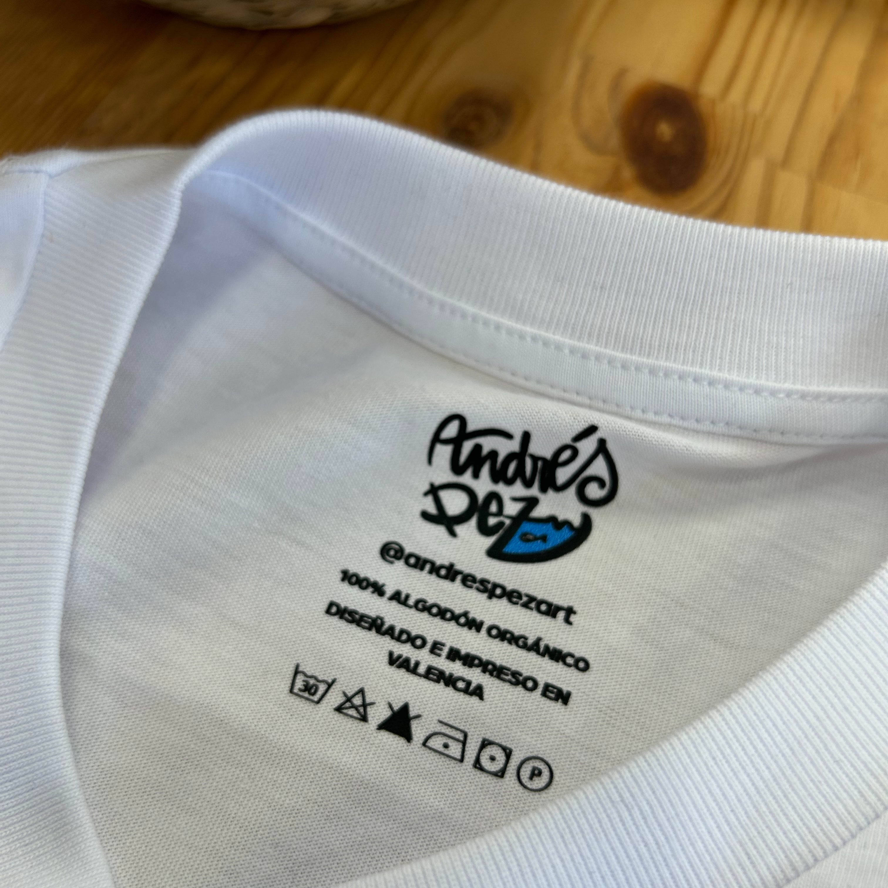 Camiseta "Gogh" | 100% algodón orgánico | by Andrés Pez x Rebombori