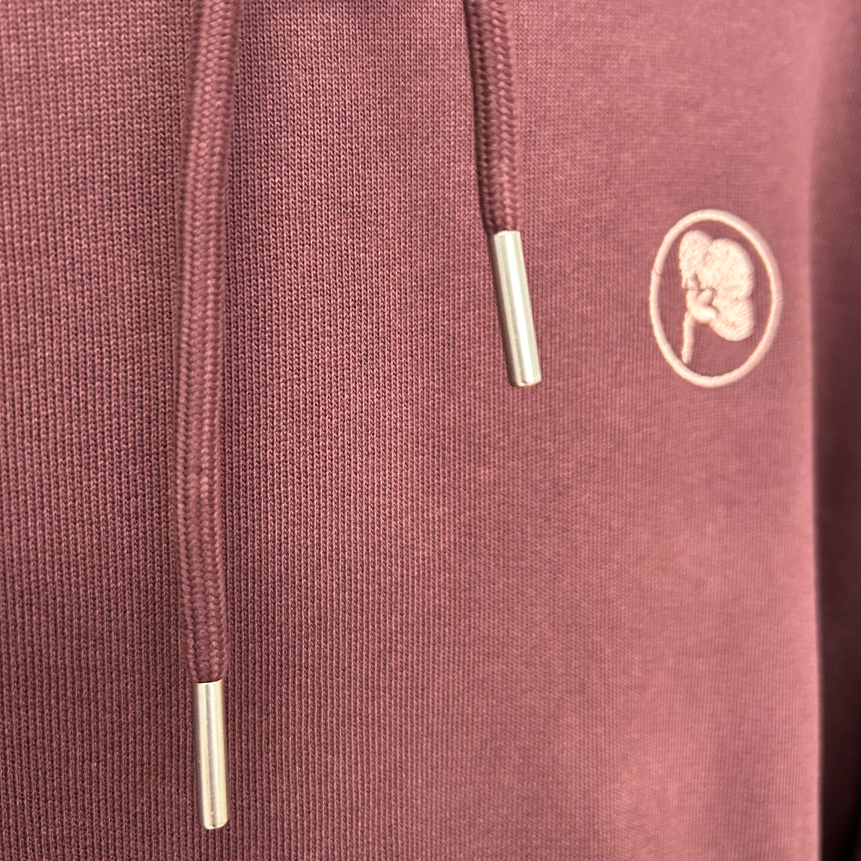Hoodie 350 logo bordado | 100% algodón orgánico