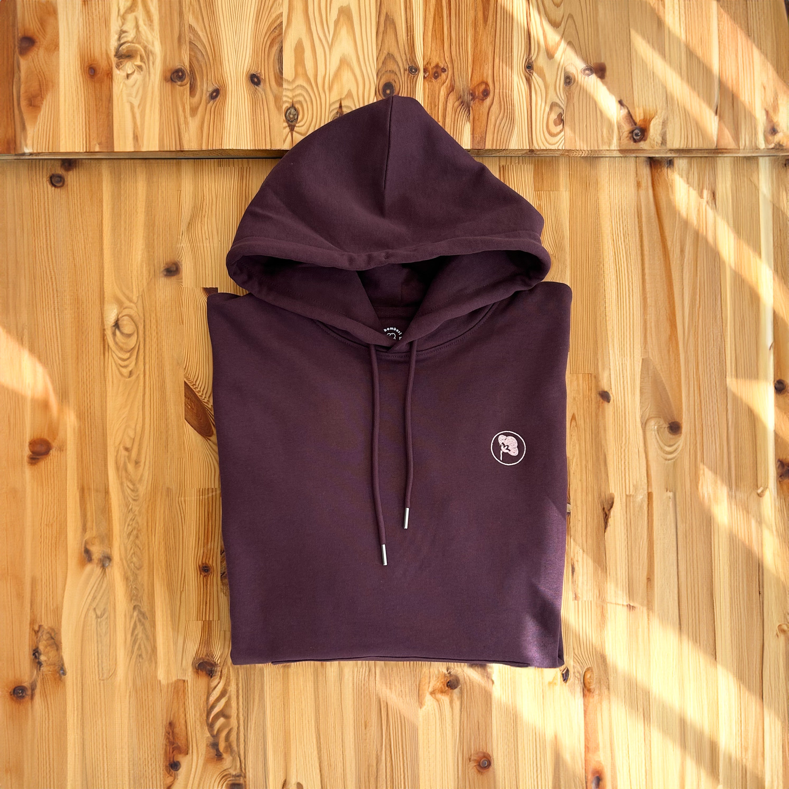 Hoodie 350 logo bordado | 100% algodón orgánico