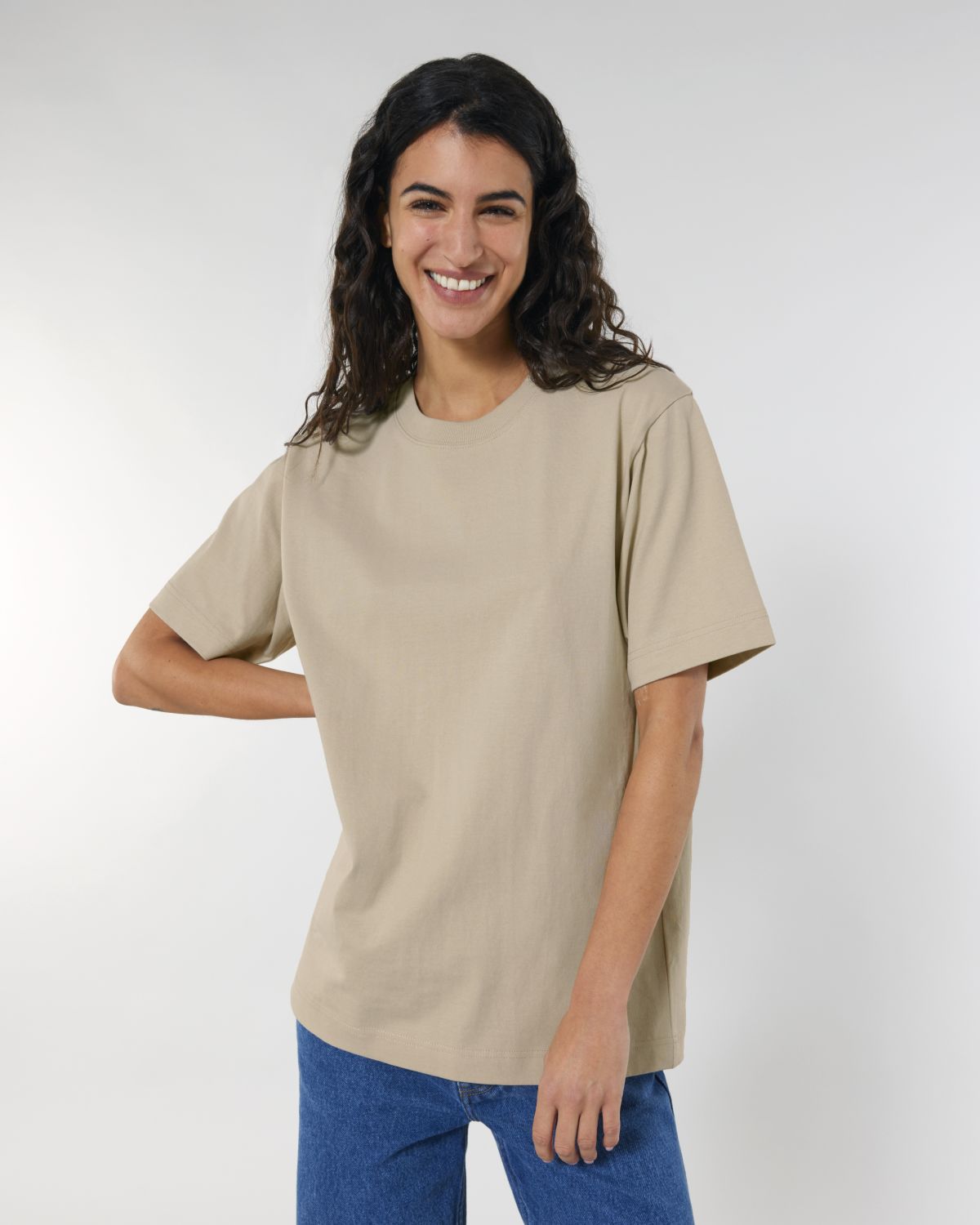 Camiseta oversize 240gr | Personalizada DTG | 100% algodón orgánico